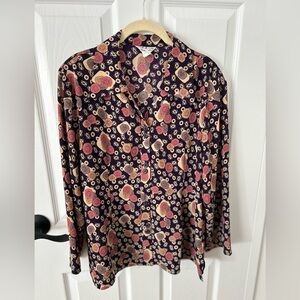 1970s vintage ladies blouse